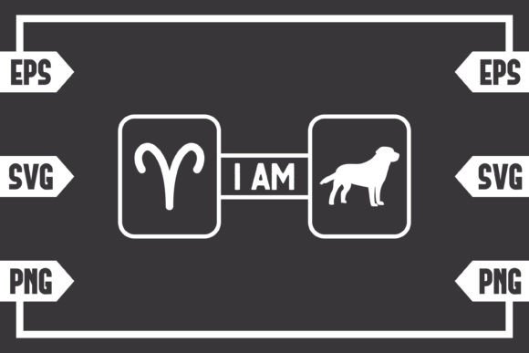 Aries Sign and Dog – A Designer’s Take on a Zodiac Pet Graphic