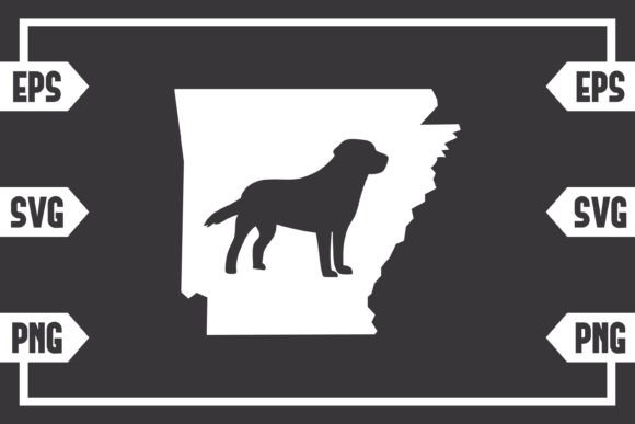 Arkansas - Dog. Design Review for Embroidery