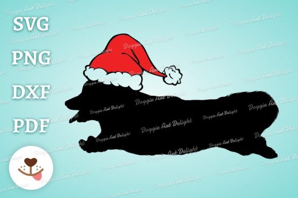 Corgi in Santa Hat Christmas Dog Clipart: A Designer's Review