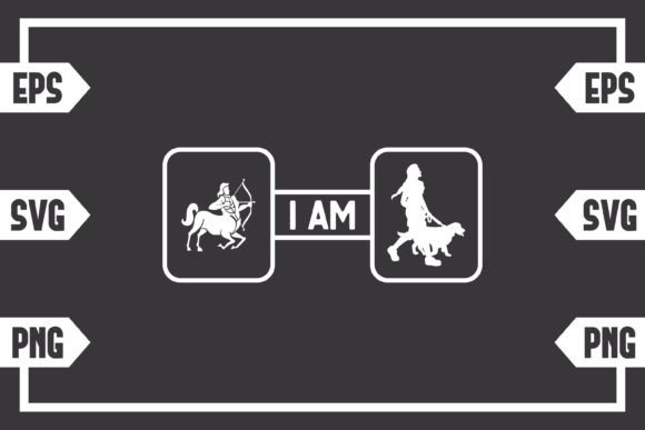 Sagittarius Symbol and Female with Dog: A Practical Design Review