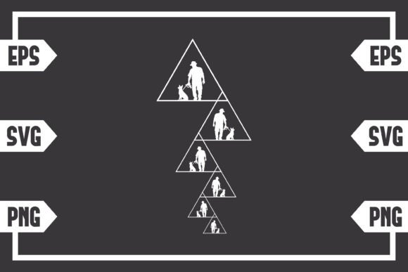 Triangles - Guy with Dog: A Designer's Embroidery Review